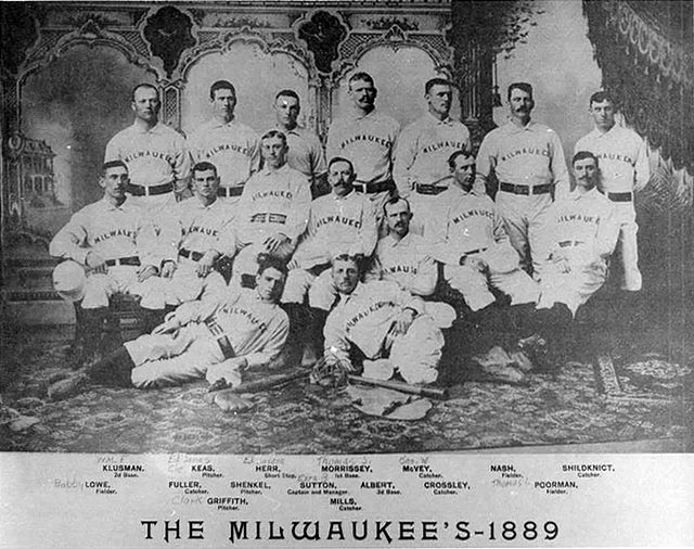 1889 Milwaukee Brewers baseball team of the Western Association