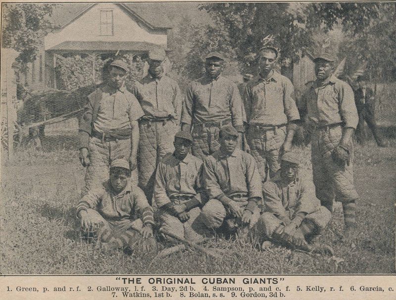 The Cuban Giants, the top colored team in the nation, announces its plans for 1889 to play games at Elysian Field  & Long Island Grounds