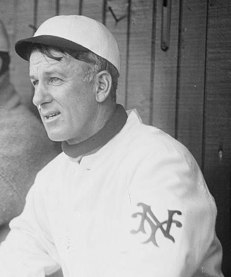 John McGraw puts 49-year-old coach Arlie Latham at 2B in a 19 – 3 romp over St. Louis