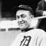 For the fifth time this month, and sixth time this year, Ty Cobb steals home, doing it in a 4 - 2 Tiger win over the St. Louis Browns. Cobb scores another run when Sam Crawford hits back to Browns P Grover Lowdermilk, who somersaults after catching the grounder and sits on the mound holding the ball. Cobb scores all the way from second base on the play.