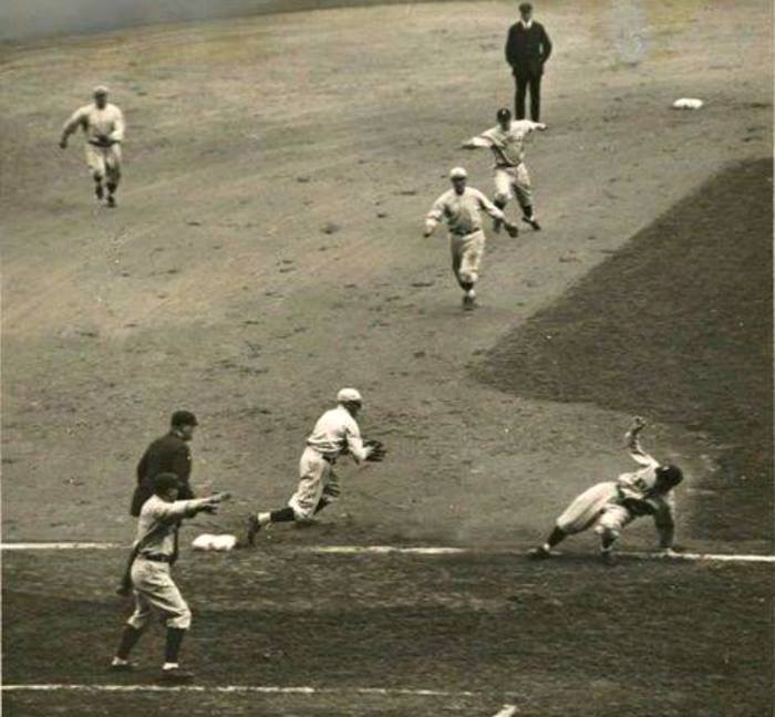 Cleveland Indians starter Stan Coveleski gives the Indians a 3 – 1 opening victory with a five-hit complete game