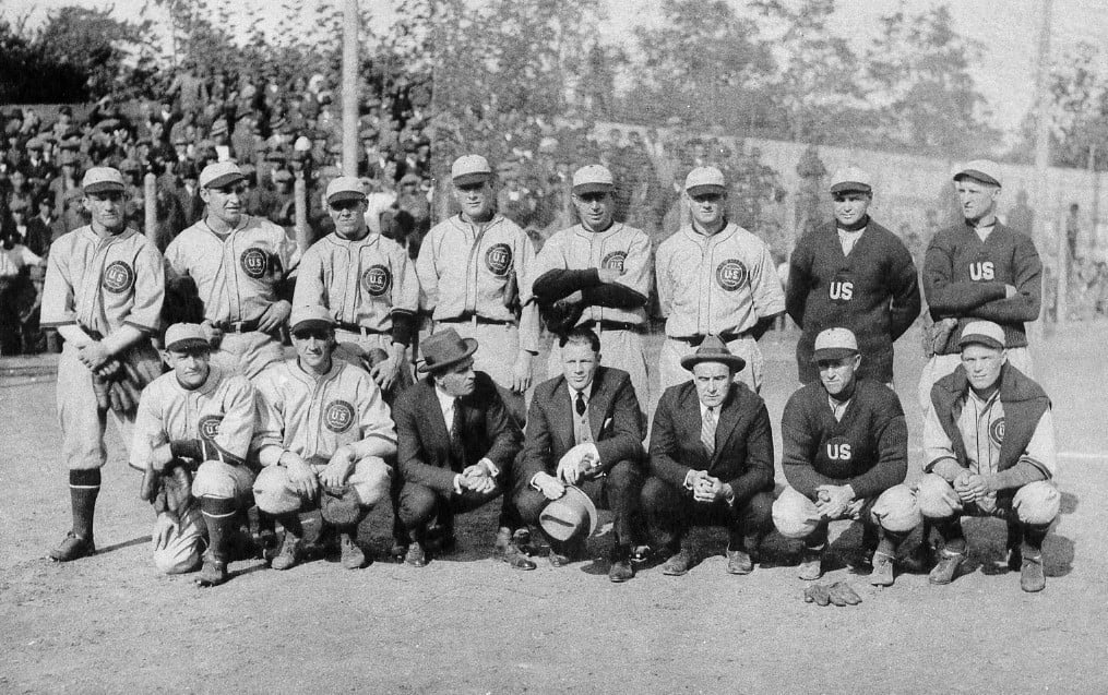 1922 - On their tour of the Far East, the Herb Hunter All-Americans, with Casey Stengel and Waite Hoyt among their members, beat a team of U.S. servicemen, 12 - 5, in Manila. In other games, the All-Americans are the first team of major leaguers to play a Chinese team, in Shanghai, and also play a Korean all-star team in Seoul, whipping them, 21 - 3. The American all-stars also lost a game in Japan when Zensuke Shimada hit an out-of-the-park home run against Hoyt and the Mita Club defeated the All-Americans, 9 - 3. Michimaro Ono got the win. It is the first loss by a team of touring U.S professionals in Japan.