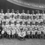 Hal Schumacher singles in the winning run delivering the 1936 pennant