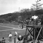 The first baseball game ever televised - Princeton against Columbia at the Baker Bowl - is watched by a handful of viewers via W2XBS in New York City. Bill Sternannounces the ten-inning victory of visiting Princeton, 2 - 1. Reviewing the game the next day, the New York Times reports: "it is difficult to see how this sort of thing can catch the public fancy."