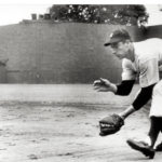 joe DiMaggio at firstbase