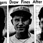 Preacher Roe loses just his 3rd game, 4 - 3 and the Dodgers now lead New York by half a game and Bill Sharman becomes the only man in history to be thrown out of a major league baseball game without ever having played in one