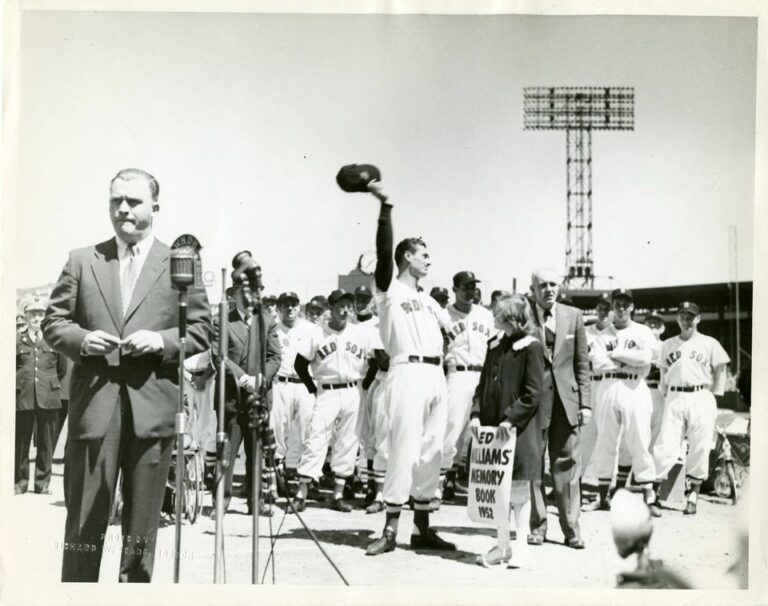 Ted Williams Day- Ted Williams plays his final game before leaving for military duty in Korea