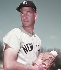 Chicago White Sox pitcher Tommy Byrne hits a game-winning grand slam in the ninth inning