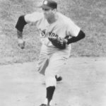 Brooklyn defeats Giant stalwart Sal Maglie in Ebbets Field, roughing him up for six runs on 11 hits. Since coming into the National League in 1945, the "Barber" had recorded 10 straight victories in the Brooklyn ballpark.