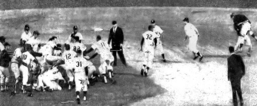 Red Sox and Yankees bench clearing brawl 1967 game