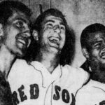 Boston Red Sox shortstop Rico Petrocelli blasts a pair of home runs, highlighting an 8-4 win over the St. Louis Cardinals in the sixth game of the World Series