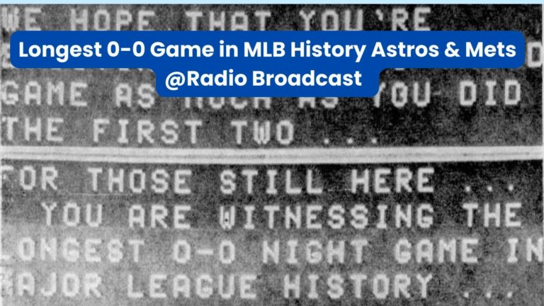 The longest shutout in major league history is played at the Astrodome