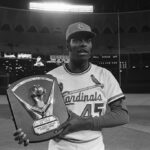 Bob Gibson of the St. Louis Cardinals wins his first Cy Young Award