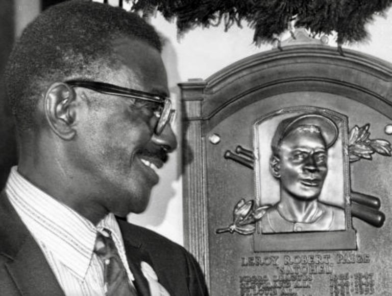 Satchel Paige becomes the first Negro League star selected to the Hall of Fame