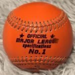 Orange baseballs are used for the first time in major league history