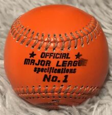 Orange baseballs are used for the first time in major league history