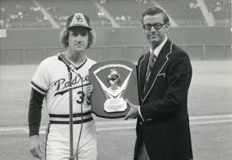 San Diego left-hander Randy Jones (22-14, 2.74) captures the National League’s Cy Young Award