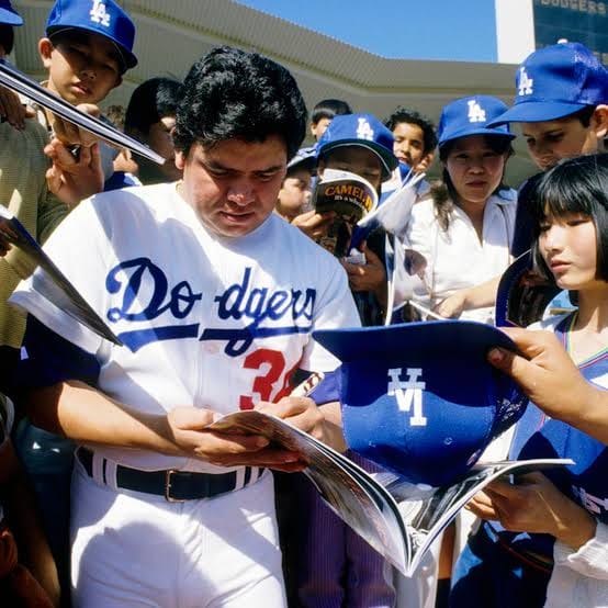 Dodger rookie sensation Fernando Valenzuela sets the National League rookie mark with his eighth shutout of the season