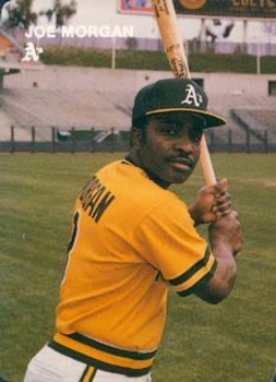 Forty-year-old Joe Morgan signs a one-year contract with the Oakland A’s – his 5th club since 1979.