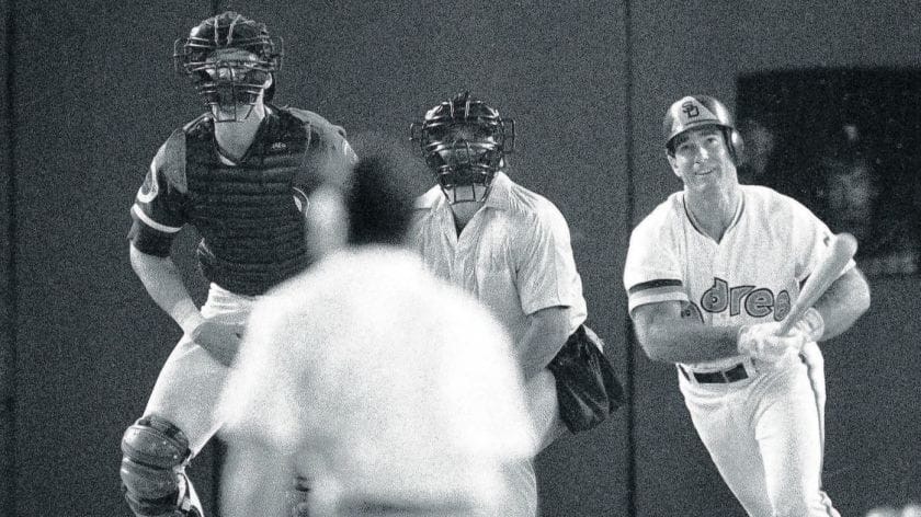 Steve Garvey’s two-run homer in the bottom of the ninth inning gives the Padres a 7-5 walk-off win over the Cubs in Game 4 of NLCS. After losing the first two contests of the best-of-five NLCS, the victory brings the series to a decisive fifth game that San Diego will win to capture the National League pennant.