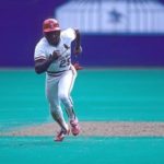 Vince Coleman steals two bases in the 1st inning of the Cardinals' 9 - 8 loss to the Cubs to run his season total to 74, breaking the major league rookie record of 72 set the previous season by Juan Samuel. A squeeze bunt by Larry Bowa with the bases full in the 14th scores the winning run. Bowa had earlier tripled with the sacks full. The game takes five hours and three minutes to end.