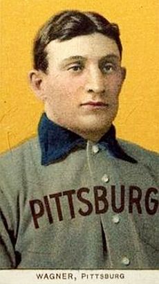 At Sotheby’s in New York, a 1909-10 tobacco card in mint condition of Honus Wagner sells for $451,000,