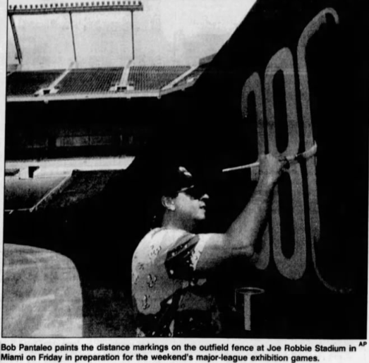 A sold-out Joe Robbie Stadium plays host to the Yankees and the Orioles exhibition game, which draws 67,654 fans, a spring training attendance record