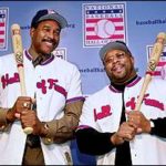 Hall of fame Dave Winfield and Kirby Puckett