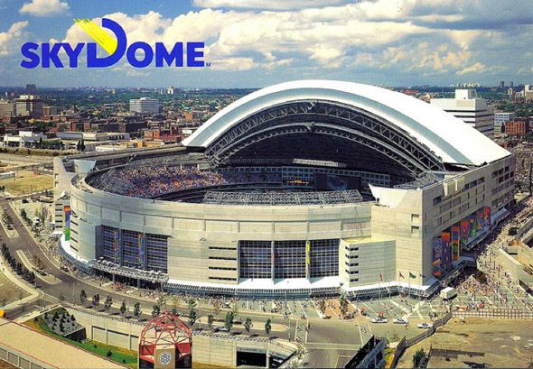 SkyDome is renamed the “Rogers Centre”