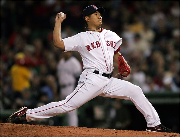 Boston Red Sox come to terms with Japanese pitching star Daisuke Matsuzaka on a six-year, $52 million contract