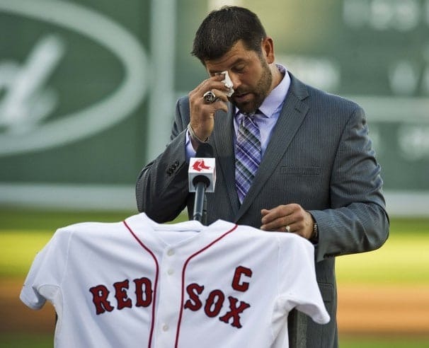 Jason Varitek, captain of the Boston Red Sox announces his retirement