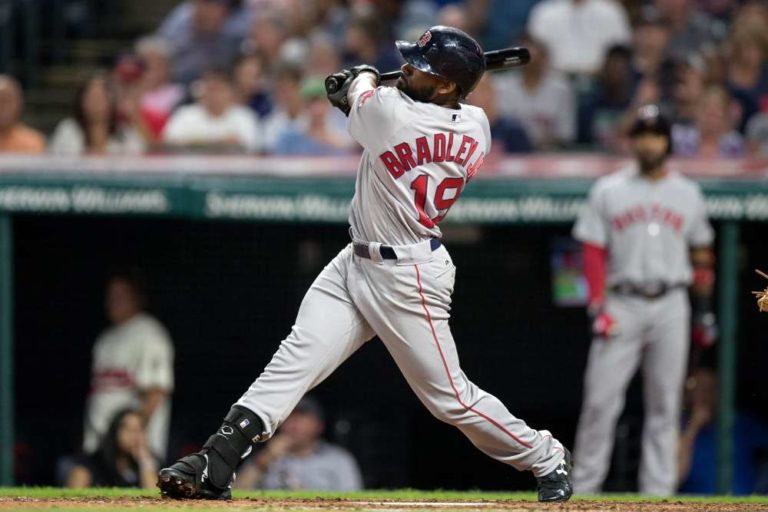 On Opening Day Jackie Bradley Jr.  becomes the first major leaguer to wear “Jr.” on the back of his jersey