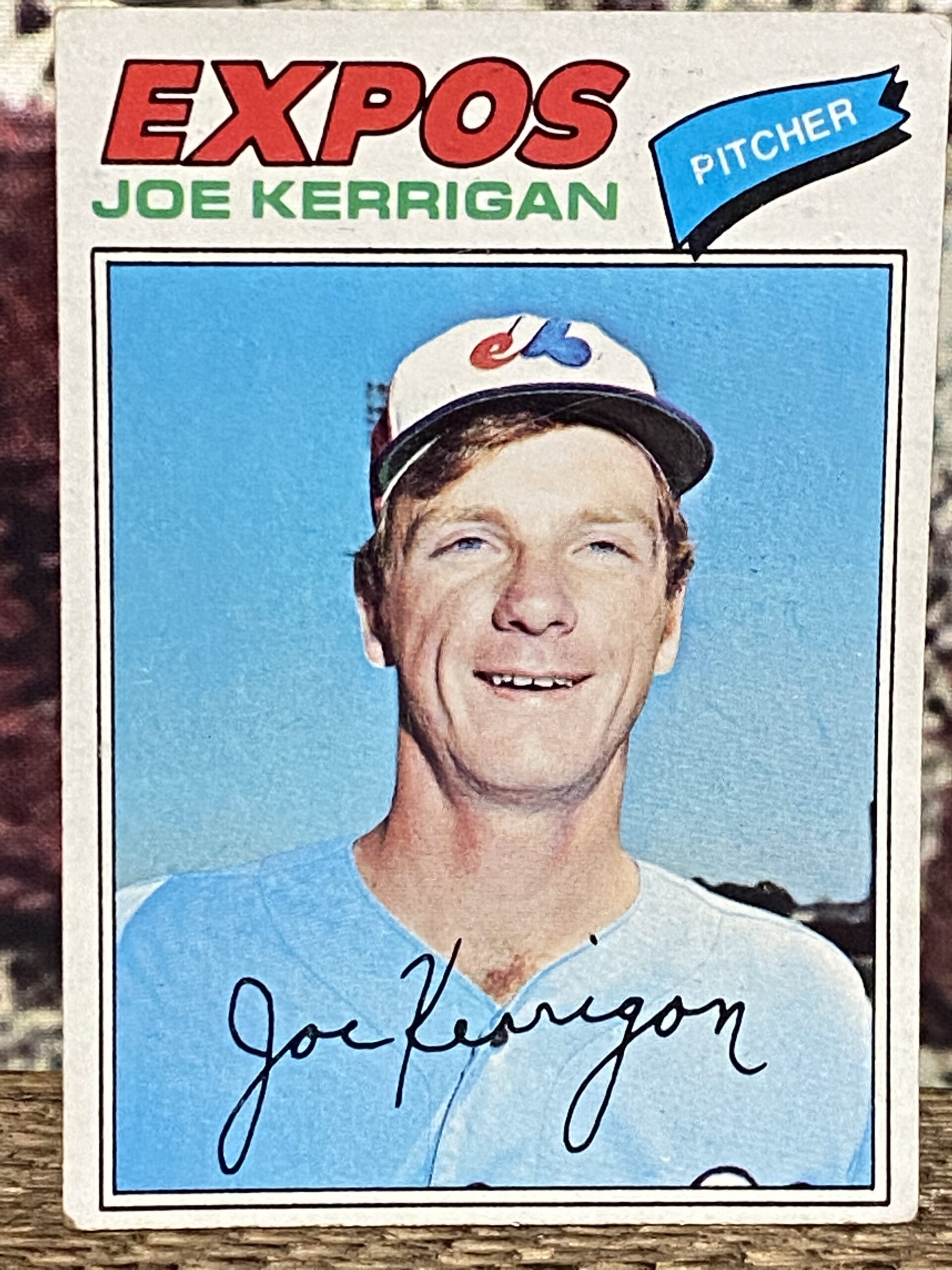 joe kerrigan 1977 topps card 341