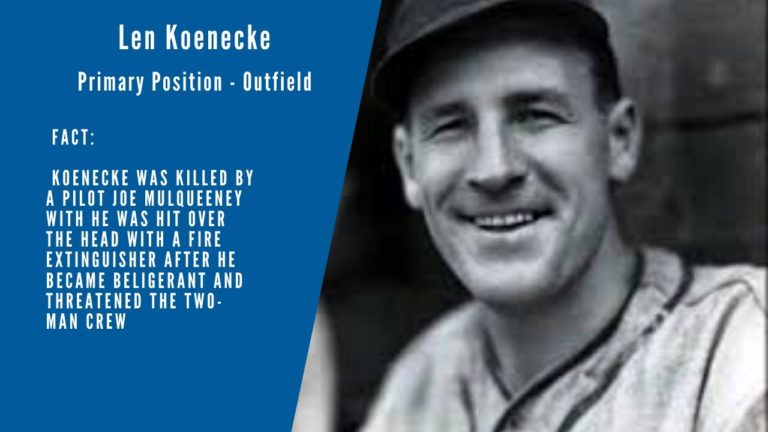 Len Koenecke Stats & Facts