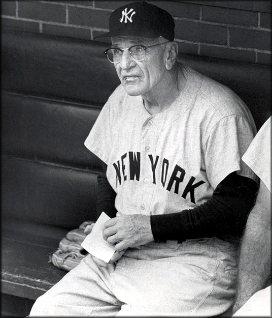 Casey Stengel replaces Bucky Harris – Leads Yankees to 5 straight Titles