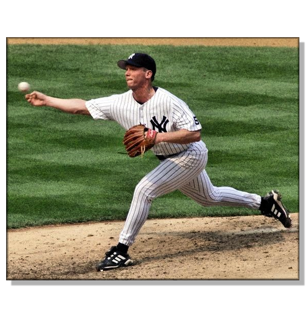 David Cone pitches 7 innings of no hit ball in his return