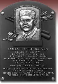 Pitcher Pud Galvin is chosen for Hall of Fame induction by the Special Veterans Committee.