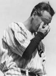 Lou Gehrig’s rumber retired at Yankee Stadium