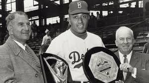 Brooklyn starter Don Newcombe receives major league baseball’s inaugural CY Young Award