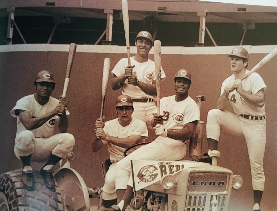 The Big Red Machine... Bobby Tolan, Johnny Bench, Tony Perez, Lee May and Pete Rose