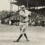 Legendary Pittsburgh Pirates SS Honus Wagner at Hilltop Park, New York, 1911.