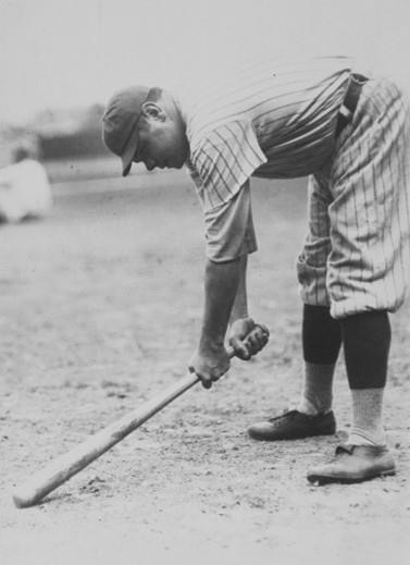 Babe Ruth at spring training in Shreveport, Louisiana - 1921.