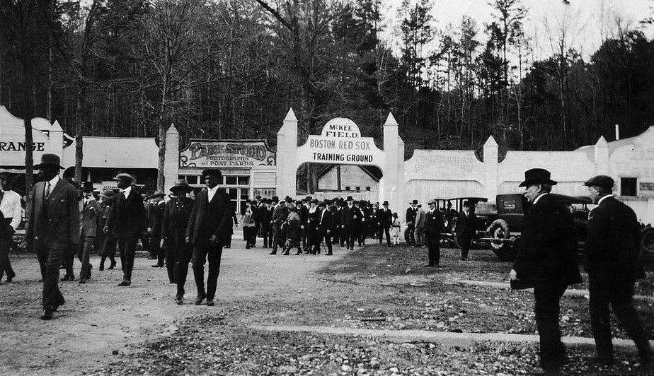 McKee Field at Hot Springs, Arkansas. Spring training - 1921.