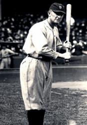 The Philadelphia A’s Ty Cobb makes what is celebrated at the time as his 4,000th hit