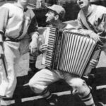 Rugger Ardizoia, George Pucinelli and Ernie Orsatti. The Hollywood Stars, 1939 Pacific Coast League.