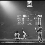 Billy Pierce pitcher, Sherm Lollar catcher and Ted Williams coming up to bat.