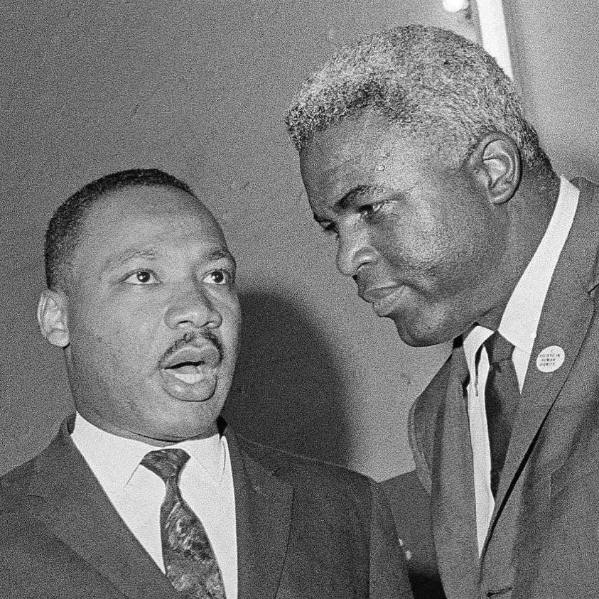 Jackie Robinson on Dr. Martin Luther King