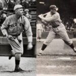 Walter Johnson beats Ruth 4-3 on a bunt