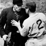 Feisty Umpire Babe Pinelli gets into it with Leo Durocher in 1942