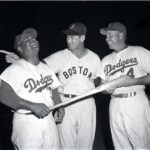 Duke Snider, Ted Williams and Roy Campanella